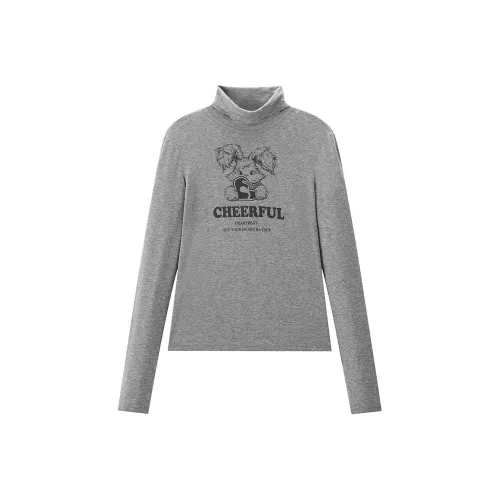 LEDIN Лунный Камень Серый В наличии Женские T-Рубашки