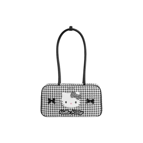 TOUTOU Hello Kitty Хелло Китти Ткань Сумка через плечо Стандартная Женская Oreo Черный