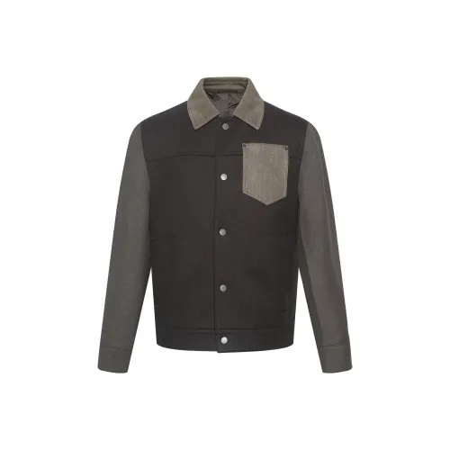 LESS IS MORE Темно-коричневый 24DYR0051Y Мужское пальто