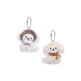 ?咖+棕色头巾乖巧小狗 两只装