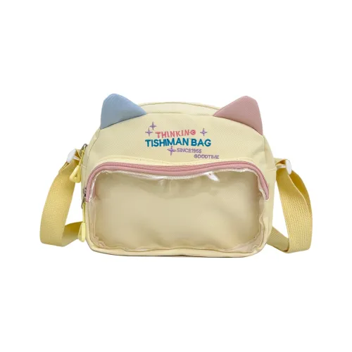 AUNG Полиэстер Сумка через плечо Стандартная Желтая Фиолетовая Розовая Белая