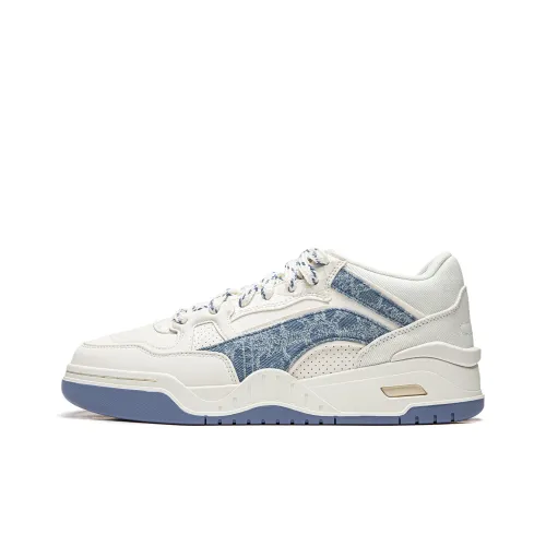 Лайнинг Moon White 2MID Скейтборд Кроссовки Мид-топ Белый Синий Мужской