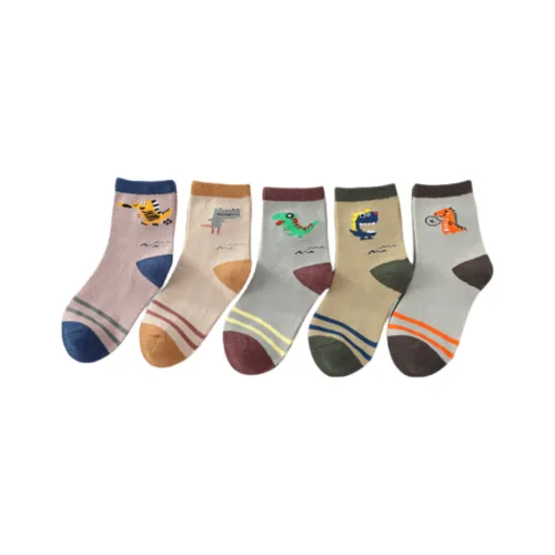 ЮЙЧЖАОЛИНЬ JC003 Dinosaur Kids Socks