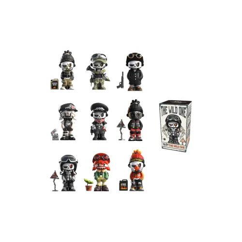 Mouyankongshe MR. Кость The Wild One Коллекция Модная игрушка Фигурка Слепые коробки Один Blind Коробка Целая коробка 9 шт