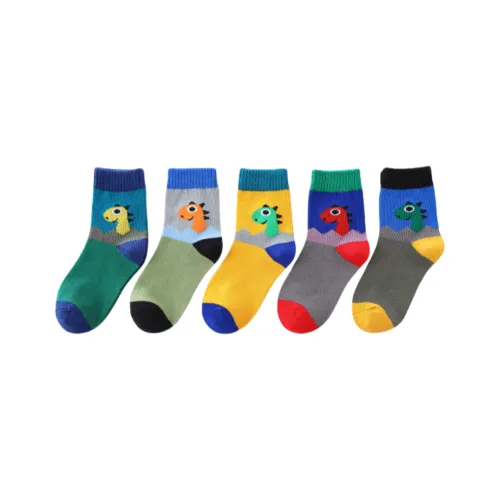 ЮЙЧЖАОЛИНЬ JC001 Dinosaur Kids Socks
