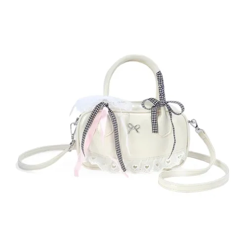 WHERE WHAT WHO ПУ (полиуретан) Сумка Женская Экрю Синий Серебристый Черный