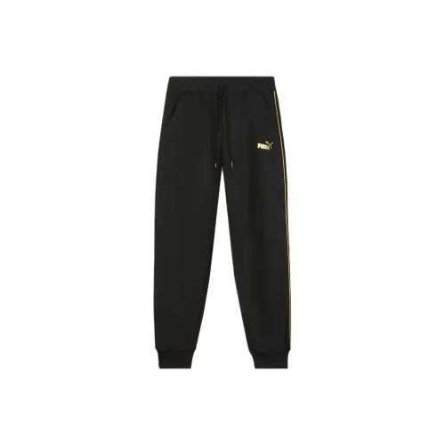 PUMA ESS FW25 TAPE MINIMAL GOLD SWEATPANTS Флисовые тренировочные штаны Мужские
