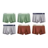 6 пачек (2 горохово-зеленых + 2 светло-серых + 2 кирпично-красных)