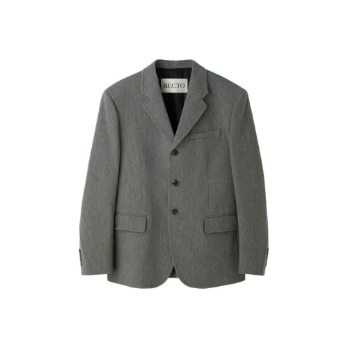 RECTO FW25 QUINCY Шерсть Один Куртка Бизнес Костюм Мужской