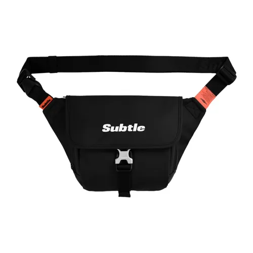 Тонкая сумка через плечо из ПУ (полиуретана) средний размер унисекс каменно-черный цвет