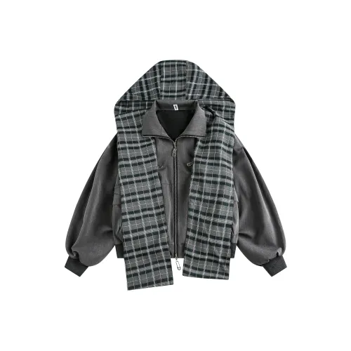 XIAOLIZI Серый Унисекс Куртки