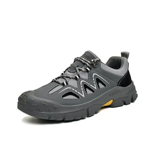 QDML Покрытие Влагоотводящее Устойчивое к истиранию Дышащий Противоскользящий Низкий Топ Уличная обувь Мужская