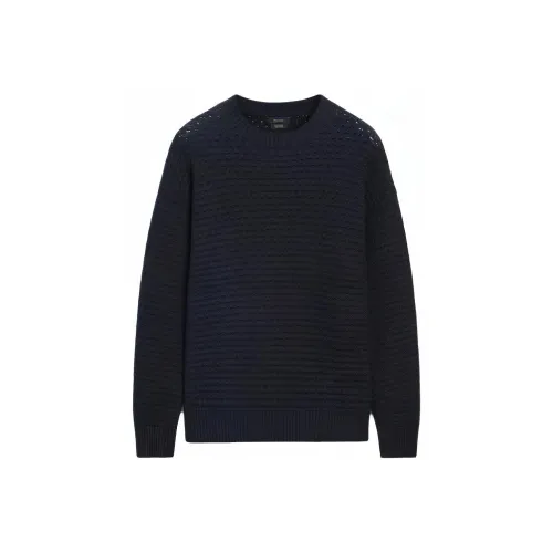 Massimo Dutti Трикотаж Мужской Темно-синий