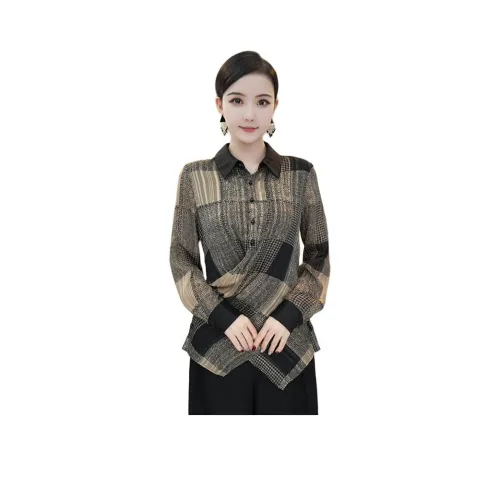 Tang Xi Черный кофе Женские рубашки