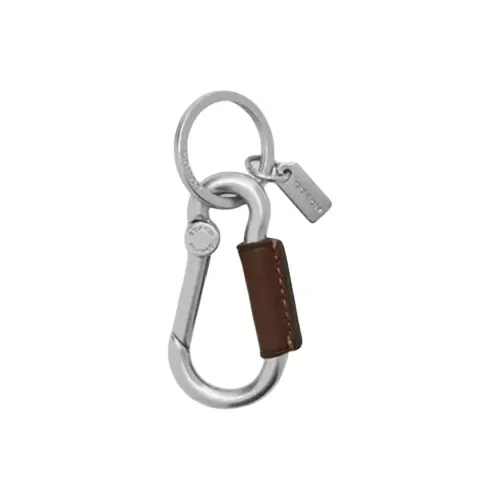 COACH Покрытие Металл Брелоки Унисекс Серебряный Кленовый Черный