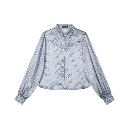 Asif calie SATIN Rodeo POLKA BLOUSE Рубашка Женская