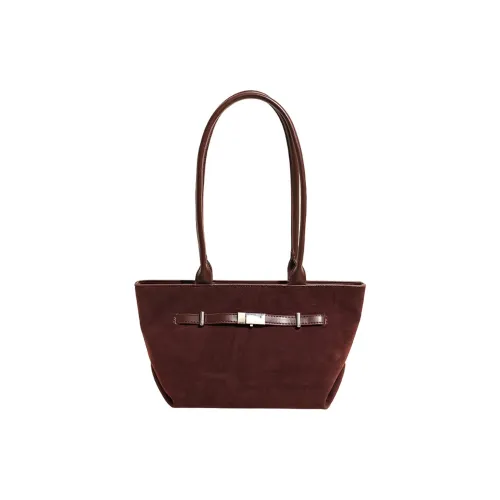 HACIN Велюр Тоут Сумка Сумка через плечо Женская Красная Черная Коричневая Кофейная Серая