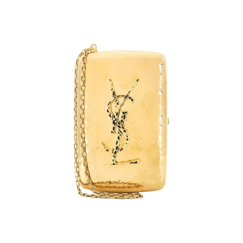 SAINT LAURENT Металл Клатч Мини Женский Золотой