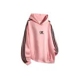 Мягкий розовый и черный полосы [с флисовой подкладкой, 420 г]