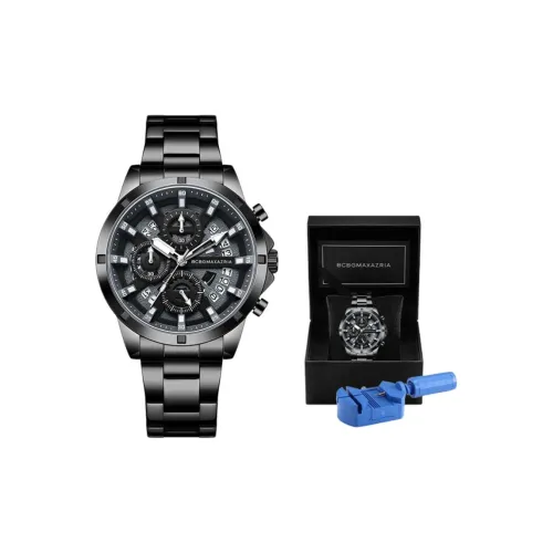BCBGMAXAZRIA Наручные часы Кварцевый механизм Черный циферблат Мужские часы