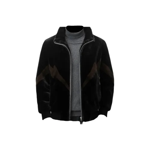 SENJIALUO Черный мужской мех