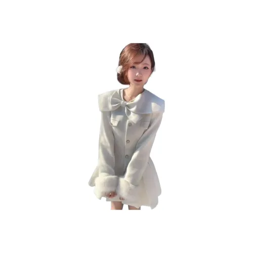 OURUOKE Длинное платье с длинными рукавами женское