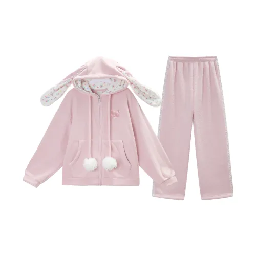 GUKOO Пастельно-розовый Женский комплект пижам