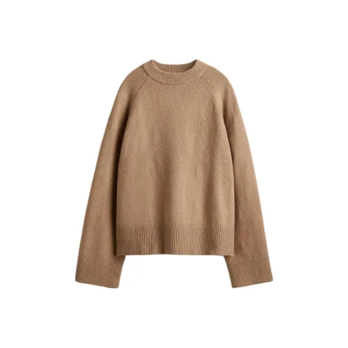 H M Темный бежевый женский трикотаж