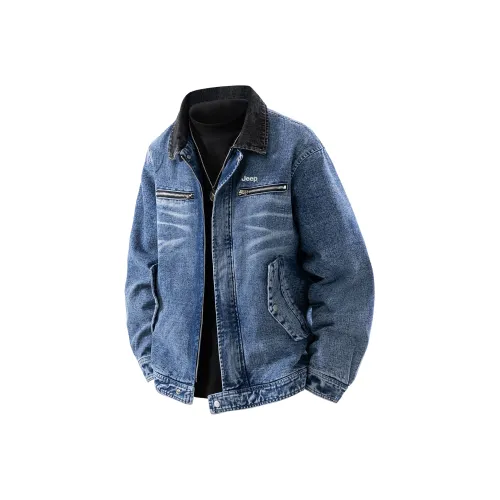 JEEP Синий Унисекс Джинсовые куртки