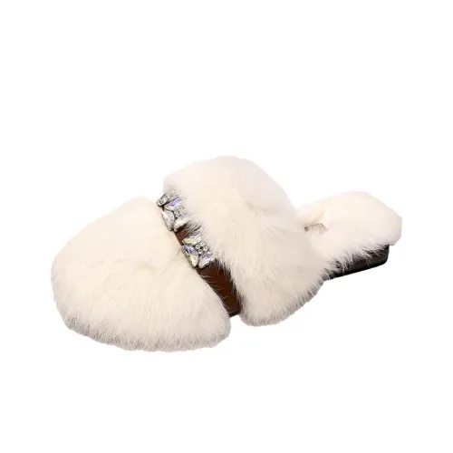 Wuji Резиновая подошва FLUFFY Закрытый носок Обувь Женские