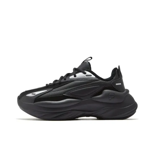 FILA FUSION BUZZARD Meteor Shoes Низкий Топ Повседневная Обувь Женская Черная