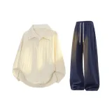 Абрикос + Темно-синий