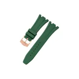 Зеленый-Розовое золото, булавка, застежка