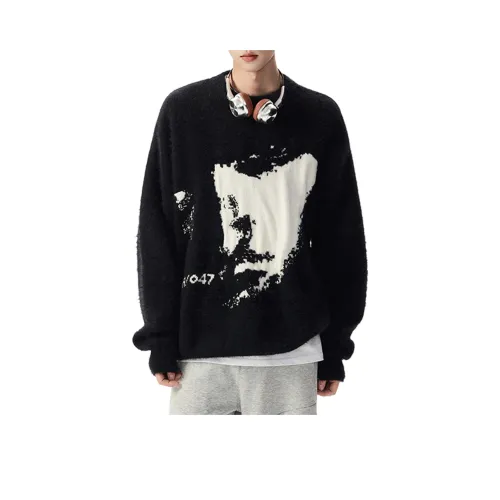 GANGZAI Черный Унисекс Трикотаж