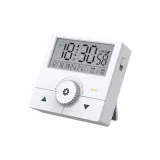 Белый, кнопка, стиль [стандартный, обратный отсчет + устойчивый, магнитный, отверстие для подвески + три набора будильника]