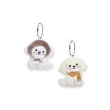 ?黄+棕色头巾乖巧小狗 两只装