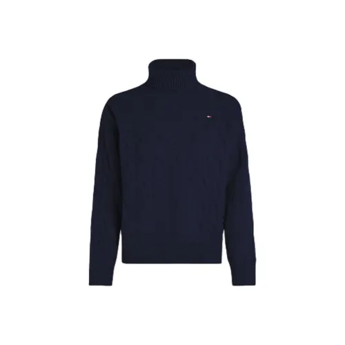 Tommy Hilfiger Темно-синие женские свитеры
