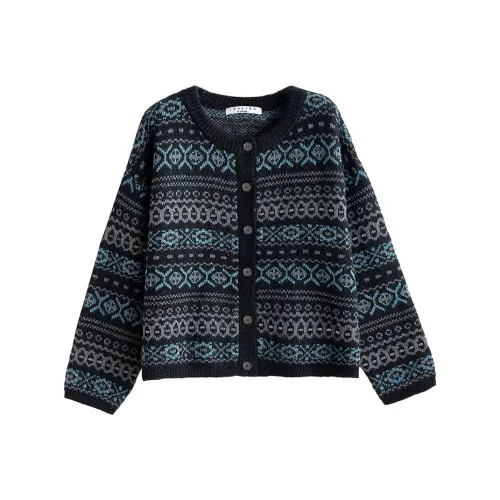 Tonlion Черный тон Женская трикотажная одежда