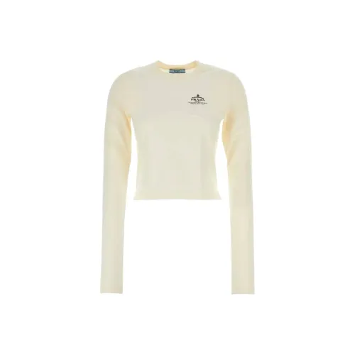 PRADA Белые Женские T-рубашки