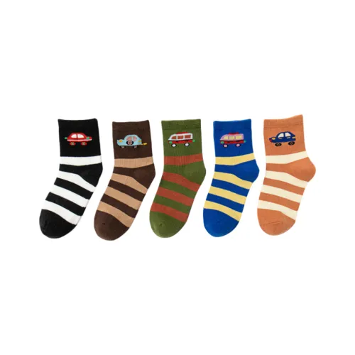 ЮЙЧЖАОЛИНЬ JC010 Car с Большой Полосы Kids Носки