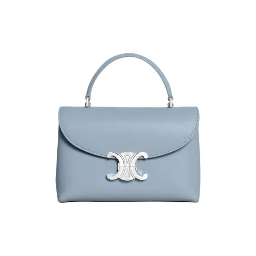 CELINE Teen Nino Телячья кожа Сумка через плечо Сумка Женская Светлый Джинсовый