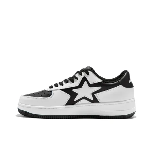 Fei Jue Покрытие Slip-Resistant Низкие Кроссовки для Скейтбординга Унисекс Черные