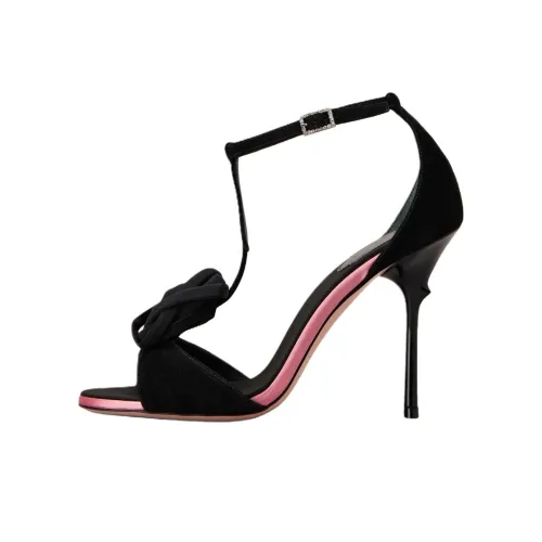 Roger Vivier Розовый Vivier one Ремень Сандалии 9,9cm Женские Черный