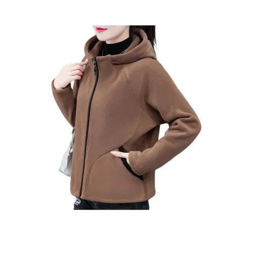 The Temptation Of The Muse Модный тренд С капюшоном Кардиган Velvet Jacket Женские