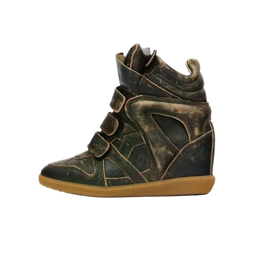 ISABEL MARANT Bekett Высокий Топ Повседневная Обувь Женская Коричневая