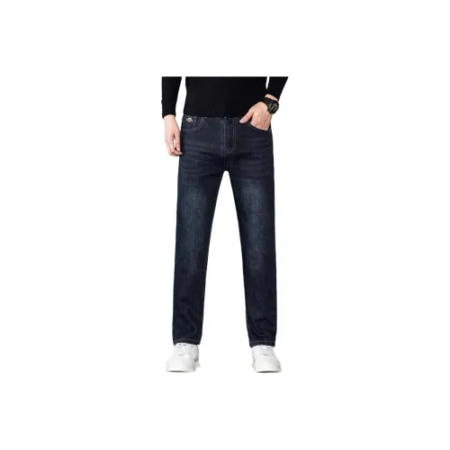 YUQIAN Туманно-голубой Мужские Джинсы