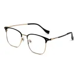 Чёрная золотая оправа