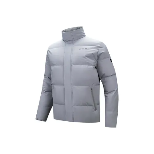 ANTA Running Collection Пуховик Мужской Грязь Лаймстоун