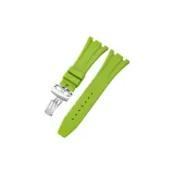 Светло-зеленый с серебряной застежкой-бабочкой