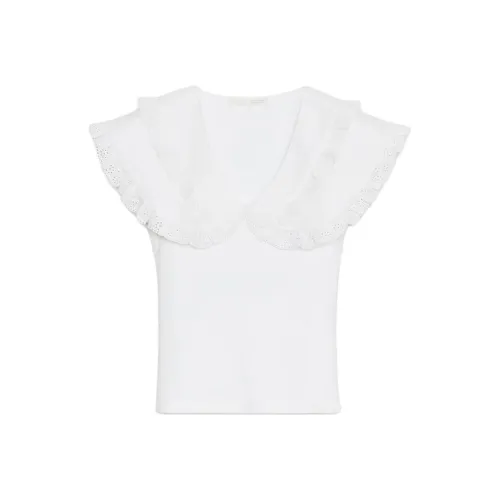 ZARA Белые Женские T-рубашки